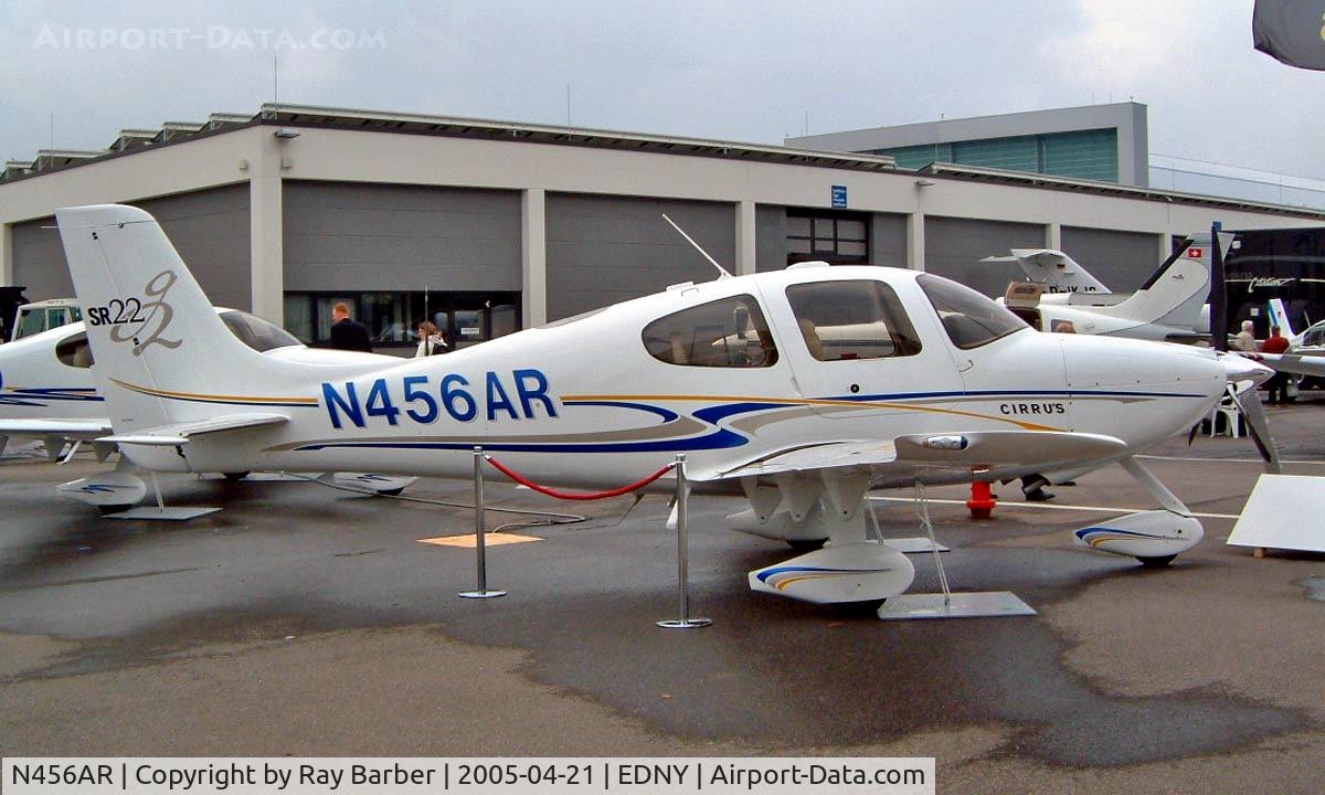 N456AR, 2004 Cirrus SR22 G2 C/N 1163, Cirrus Design SR-22G2 [1163] Friedrichshafen~D 21/04/2005. Displayed at show.