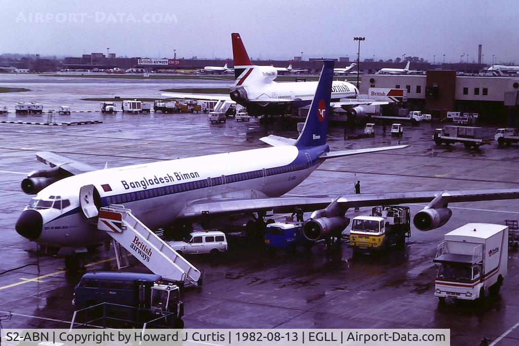 S2-ABN, 1966 Boeing 707-351C C/N 19168, Photo taken from car park 3.