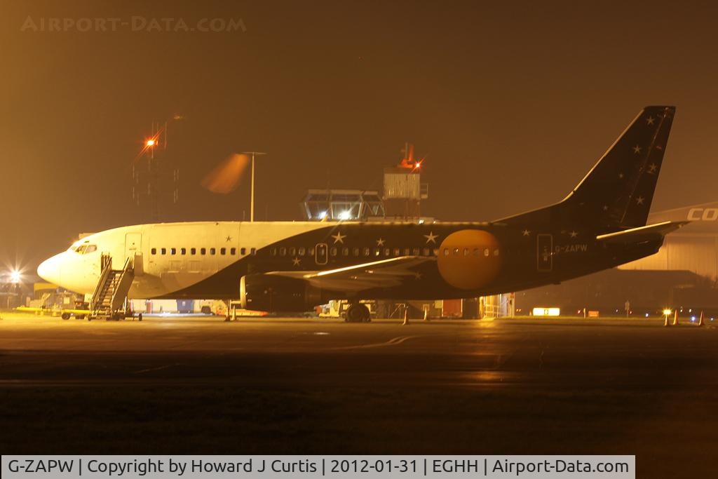 G-ZAPW, 1988 Boeing 737-3L9 C/N 24219, Frequently seen here doing mail flights.