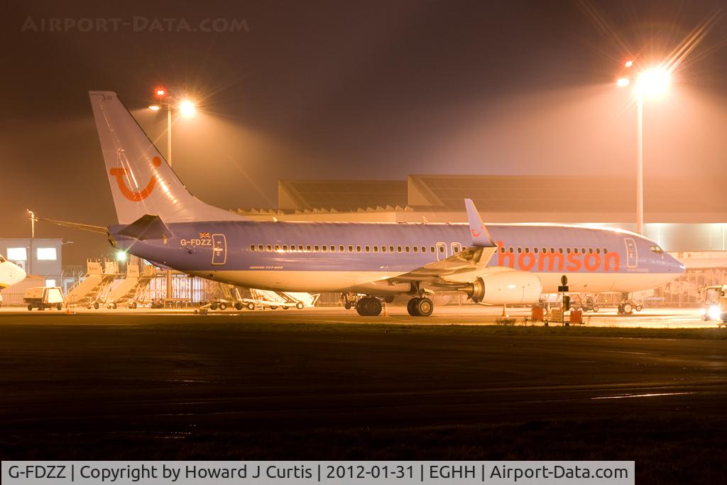 G-FDZZ, 2011 Boeing 737-8K5 C/N 37262, Operated by Thomson Airways.