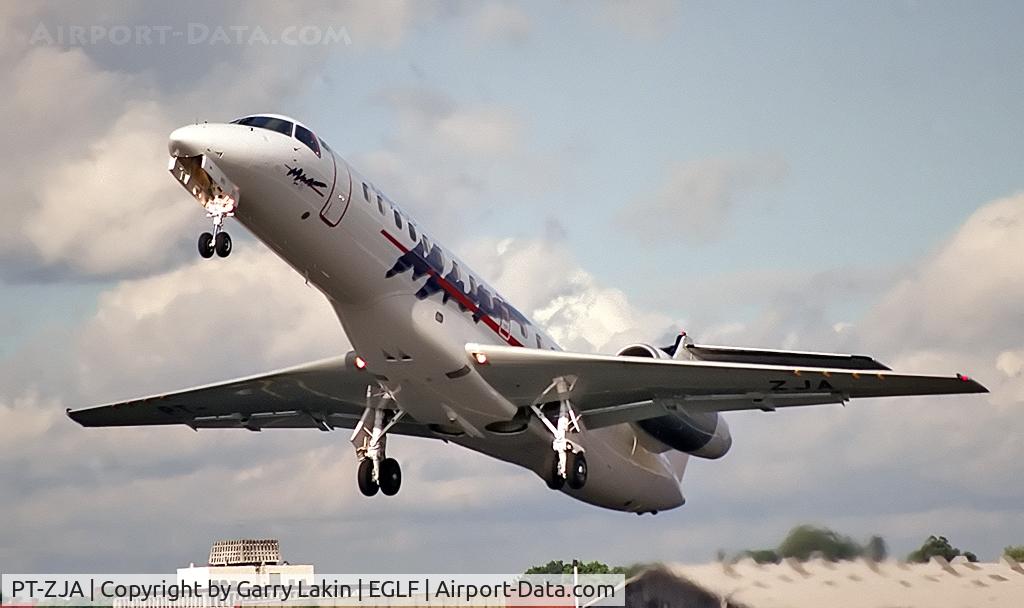 PT-ZJA, Embraer EMB-135KE (ERJ-140ER) C/N 145001, Farnborough International Airshow 1998