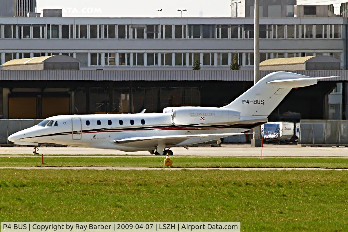 P4-BUS, 2006 Cessna 750 Citation X Citation X C/N 750-0271, Cessna Citation X [750-0271] Zurich~HB 07/04/2009