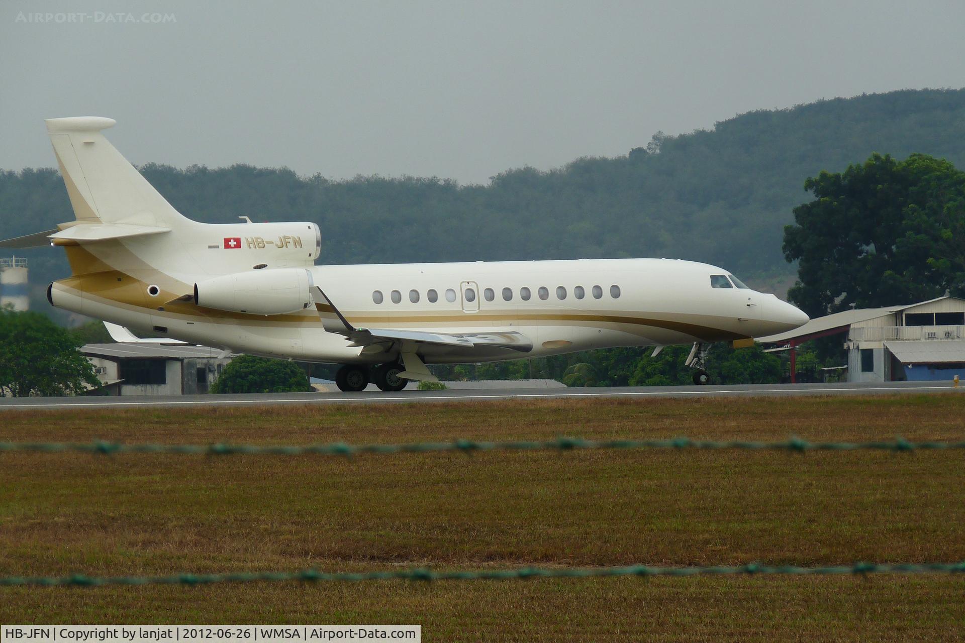 HB-JFN, 2011 Dassault Falcon 7X C/N 116, Evening Suprised