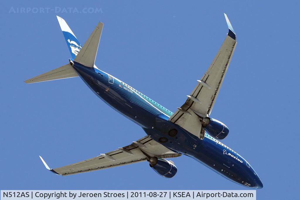 N512AS, 2008 Boeing 737-890 C/N 39043, boeing dreamliner livery
