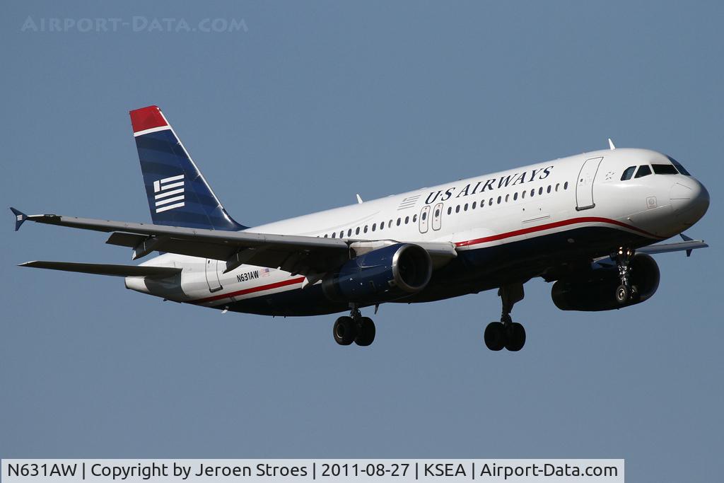 N631AW, 1990 Airbus A320-231 C/N 77, previous owned by America West