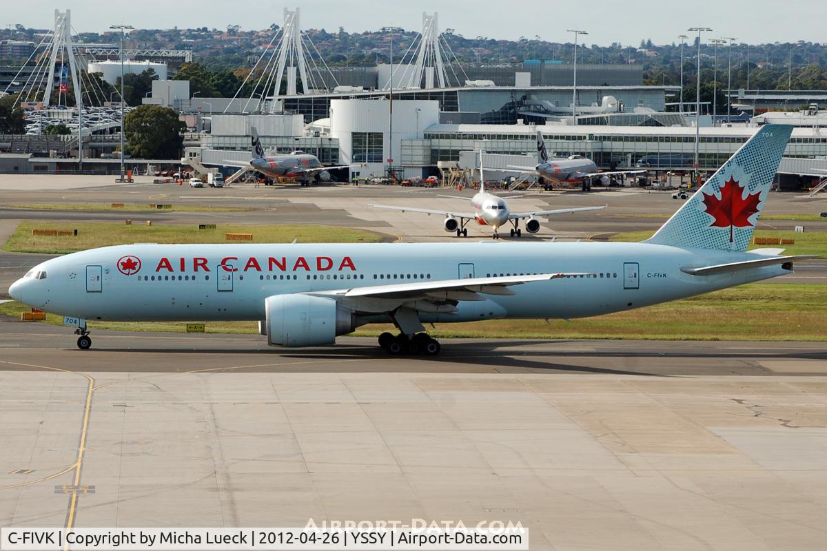C-FIVK, 2008 Boeing 777-233/LR C/N 35245, At Sydney