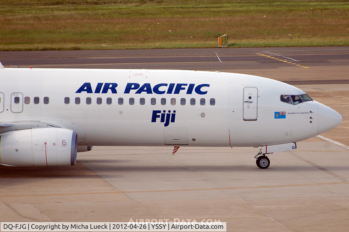 DQ-FJG, 1999 Boeing 737-8X2 C/N 29968, At Sydney
