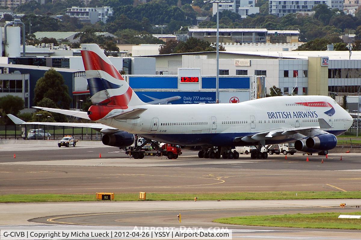 G-CIVB, 1994 Boeing 747-436 C/N 25811, At Sydney