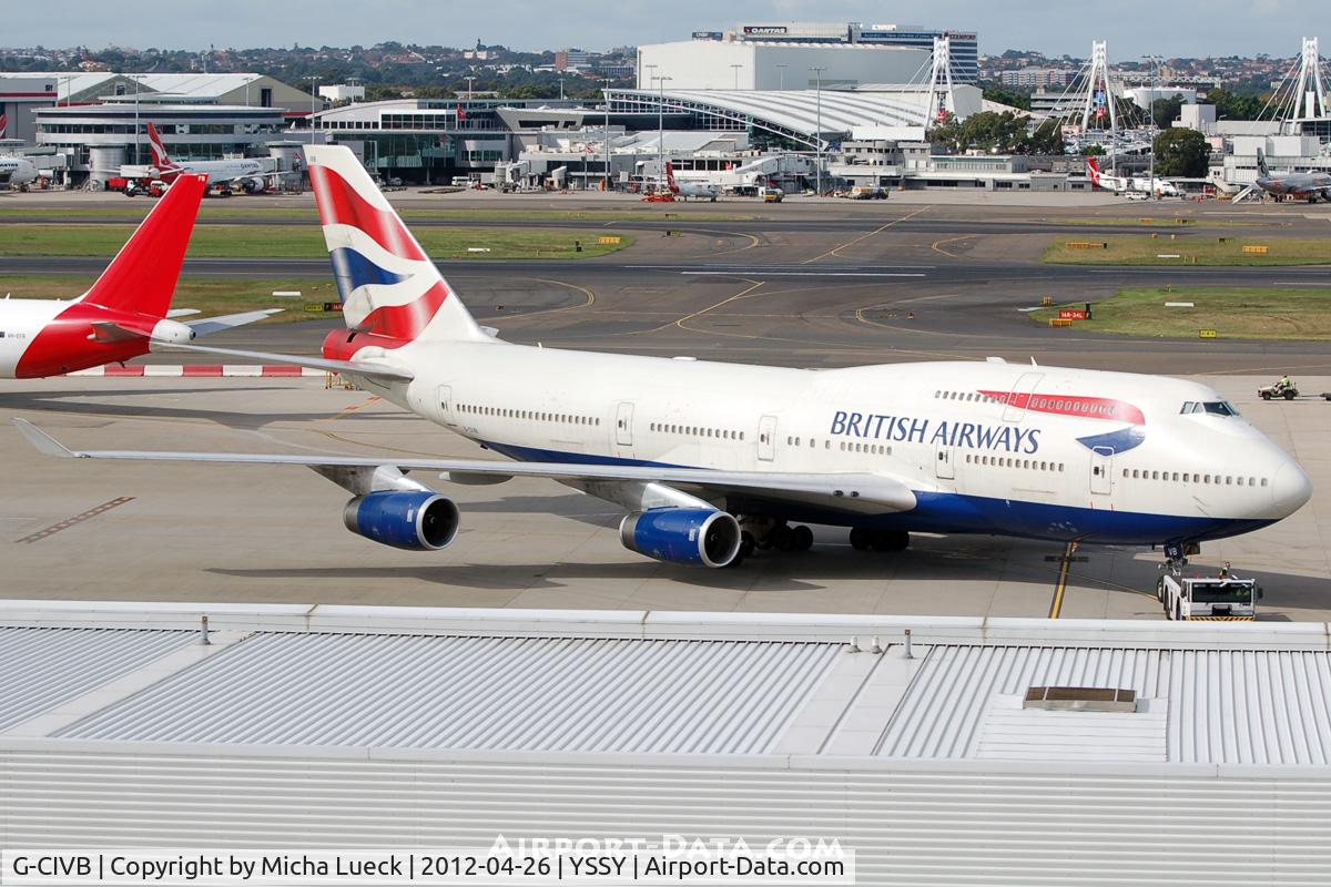 G-CIVB, 1994 Boeing 747-436 C/N 25811, At Sydney