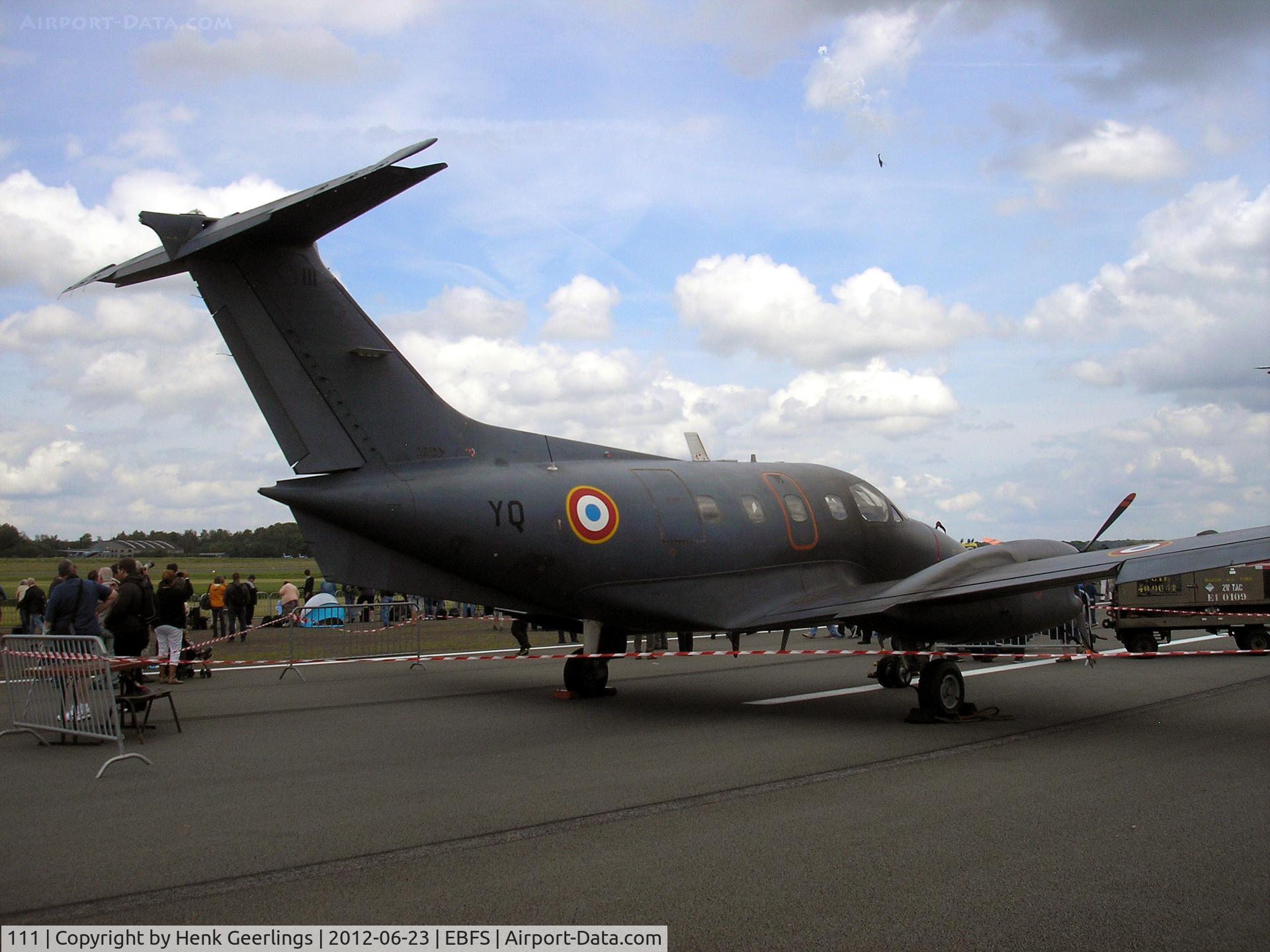 111, Embraer EMB-121AA Xingu C/N 121111, Florennes International Airshow - June 2012 ; Xingu , 111 - YQ , French Air Force