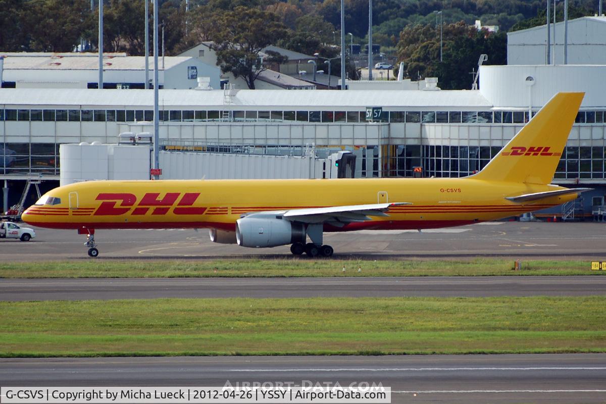 G-CSVS, 1992 Boeing 757-236/PCF C/N 25620, At Sydney