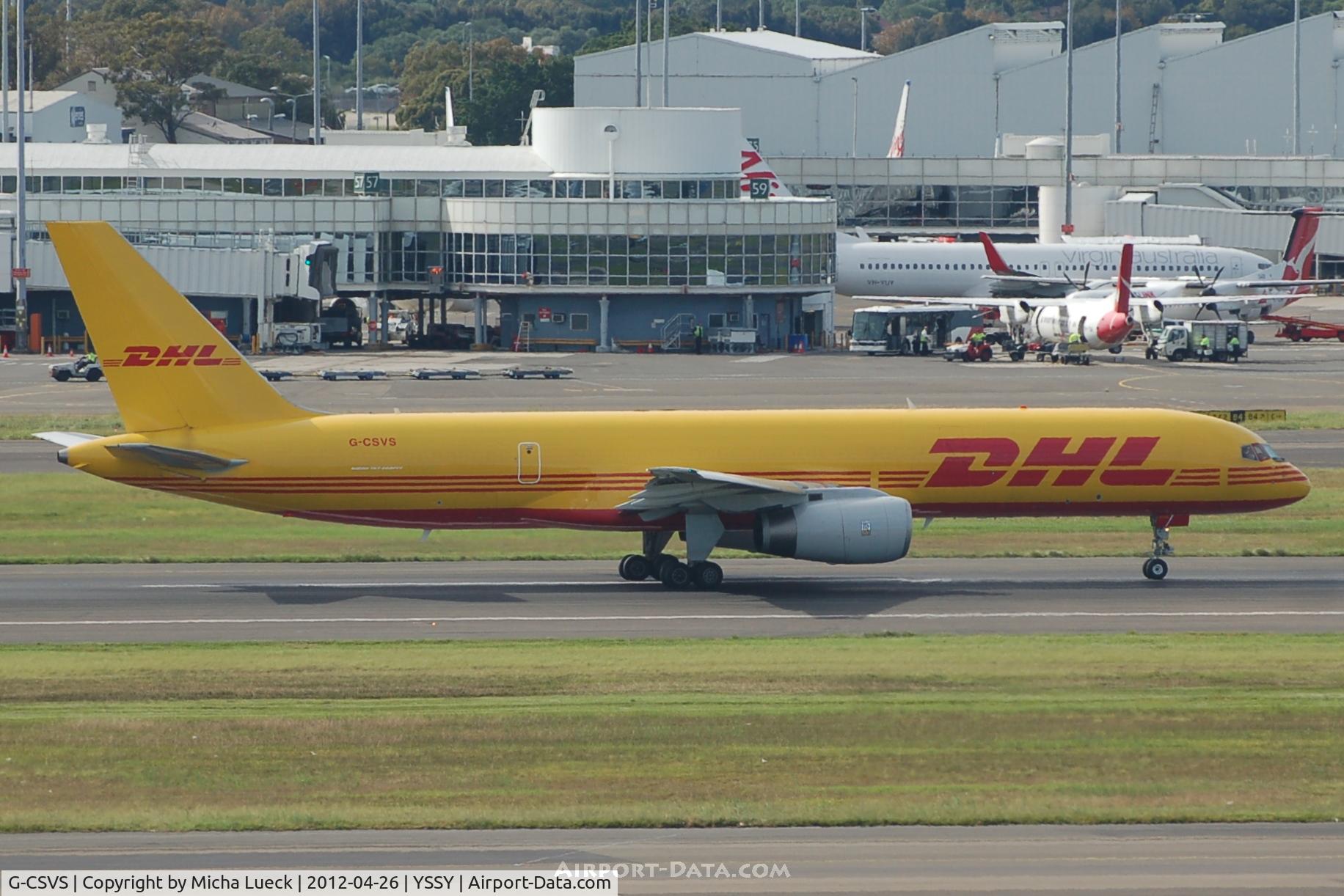 G-CSVS, 1992 Boeing 757-236/PCF C/N 25620, At Sydney