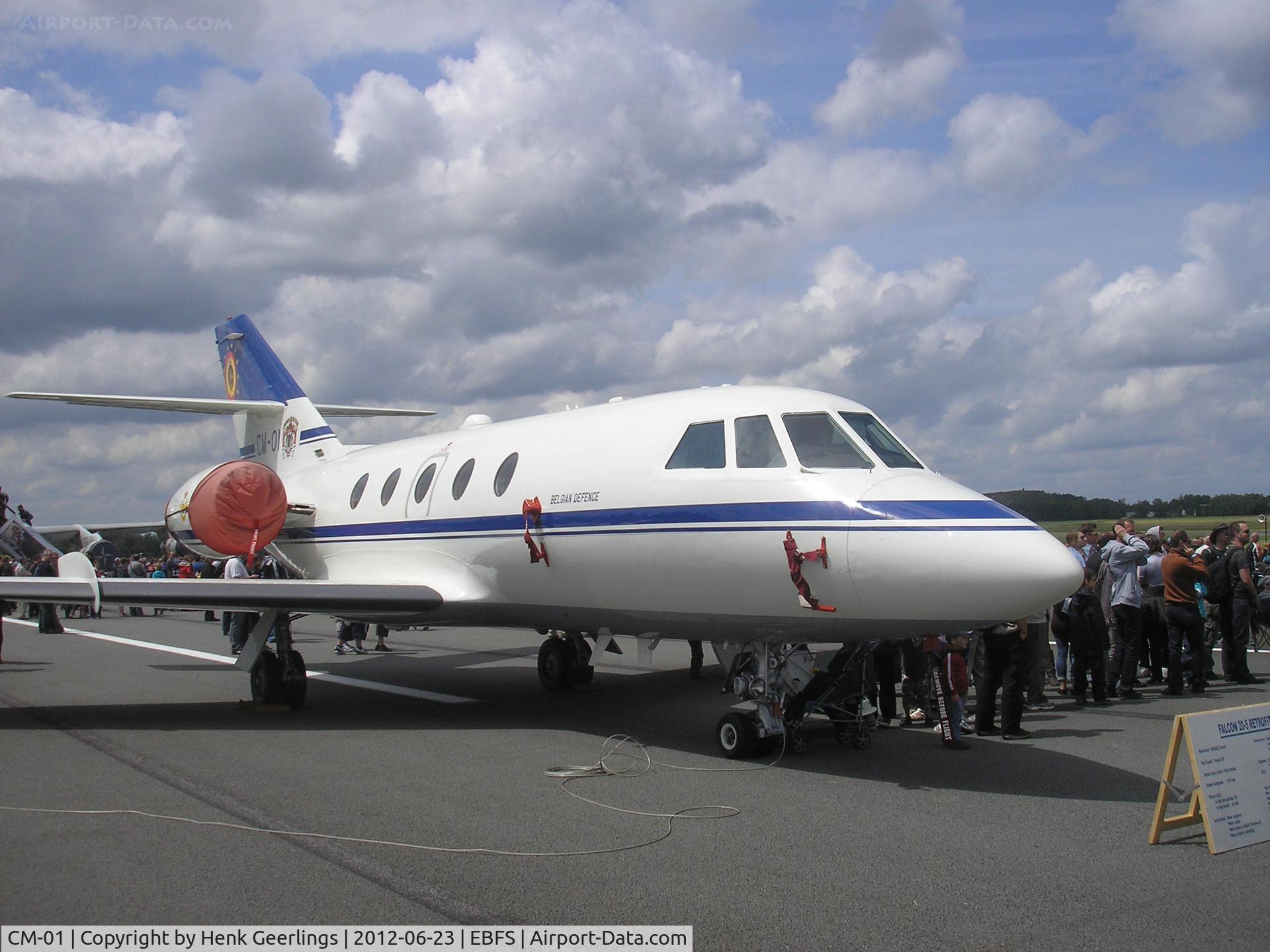 CM-01, 1973 Dassault Falcon (Mystere) 20E C/N 276, Florennes International Airshow - June 2012

Falcon - Belgian AF