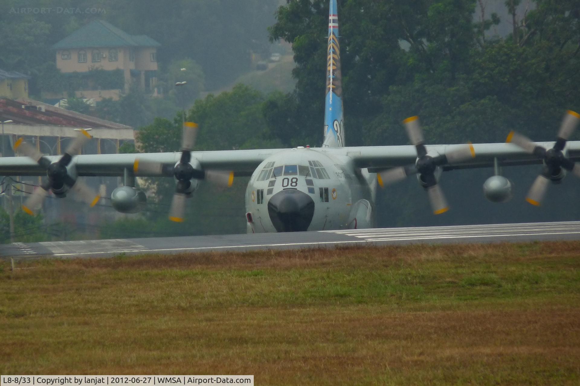 L8-8/33, 1990 Lockheed C-130H Hercules C/N 382-5209, Taxi to Hold at Exit 15 Kilo