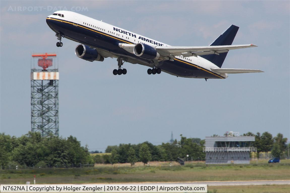 N762NA, 1992 Boeing 767-319/ER C/N 24876, After a stop over direction is straight home......