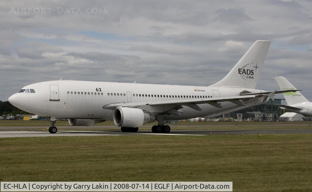 EC-HLA, Airbus A310-324/MRTT C/N 489, Preparing for take off to display at Farnborough International Airshow 2008