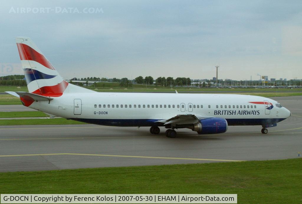 G-DOCN, 1992 Boeing 737-436 C/N 25848, AMS