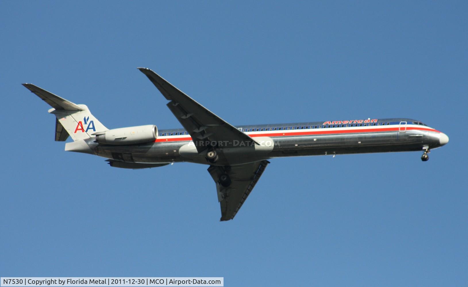 N7530, 1990 McDonnell Douglas MD-82 (DC-9-82) C/N 49922, American MD-82