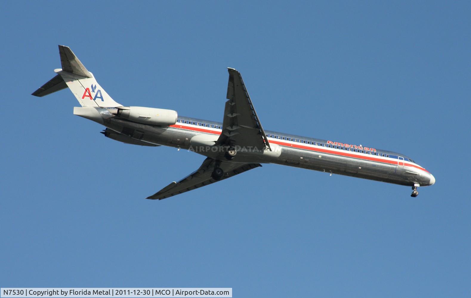 N7530, 1990 McDonnell Douglas MD-82 (DC-9-82) C/N 49922, American MD-82