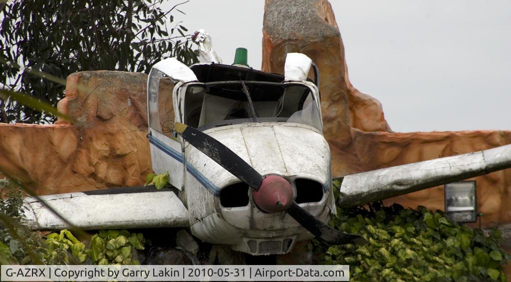 G-AZRX, 1963 Gardan GY-80-160 Horizon C/N 14, Now to be found in the Lost Jungle crazy golf course on Southend Sea Front