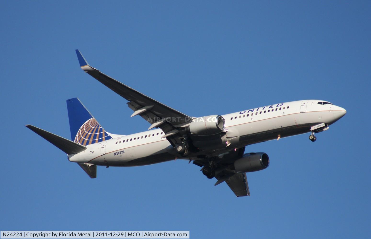 N24224, 1998 Boeing 737-824 C/N 28933, United 737-800