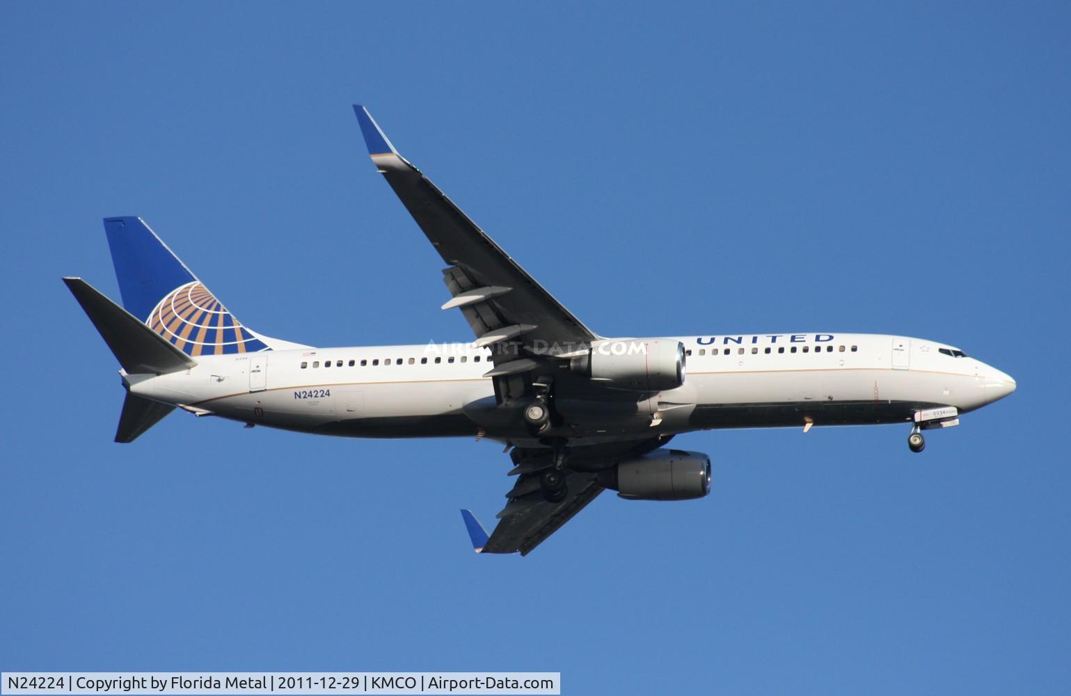 N24224, 1998 Boeing 737-824 C/N 28933, United 737-800