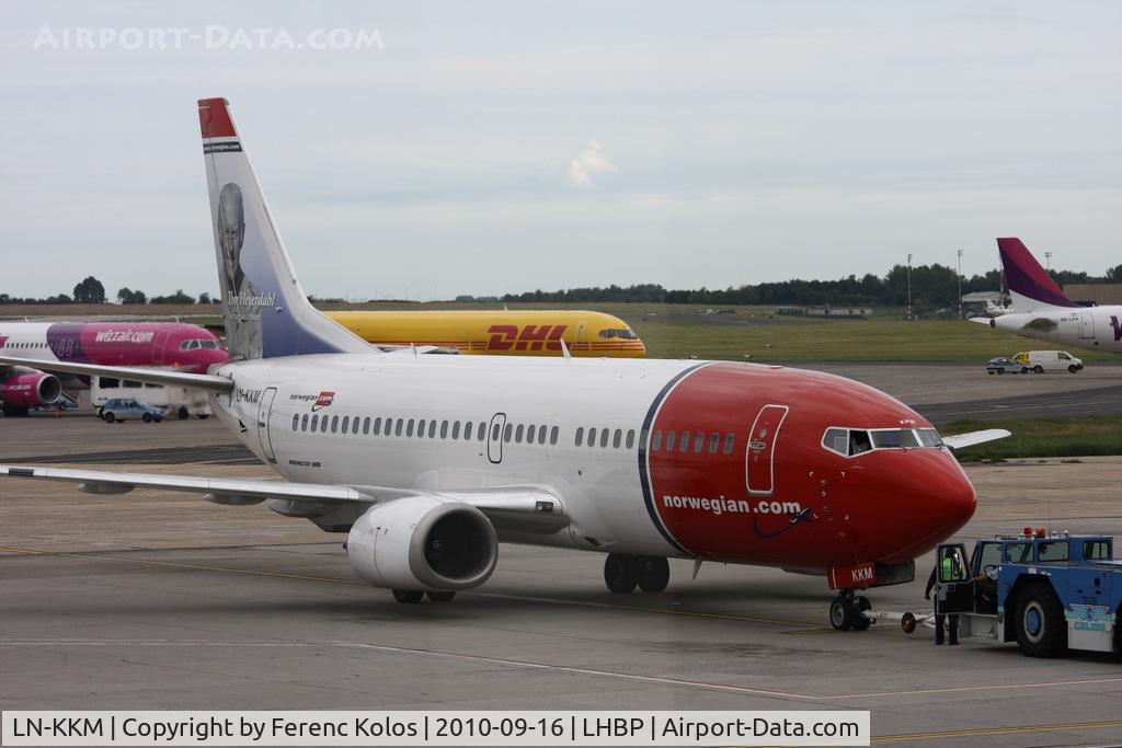 LN-KKM, 1990 Boeing 737-3Y0 C/N 24676, Ferihegy