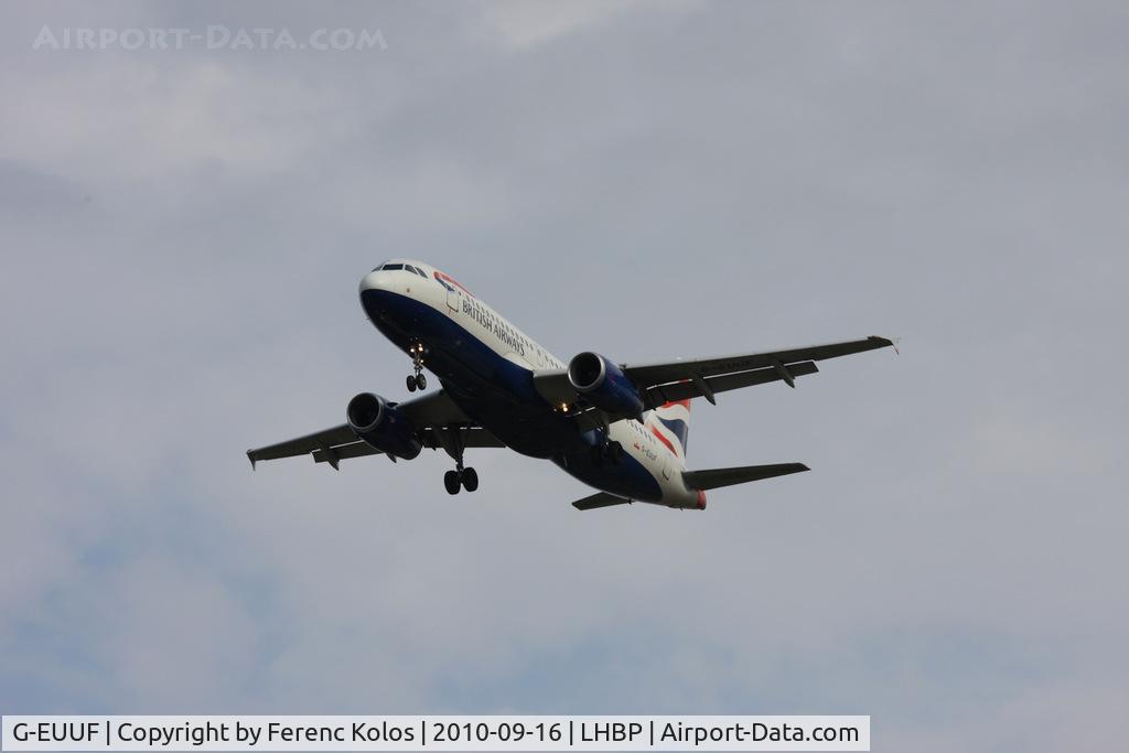 G-EUUF, 2002 Airbus A320-232 C/N 1814, Ferihegy