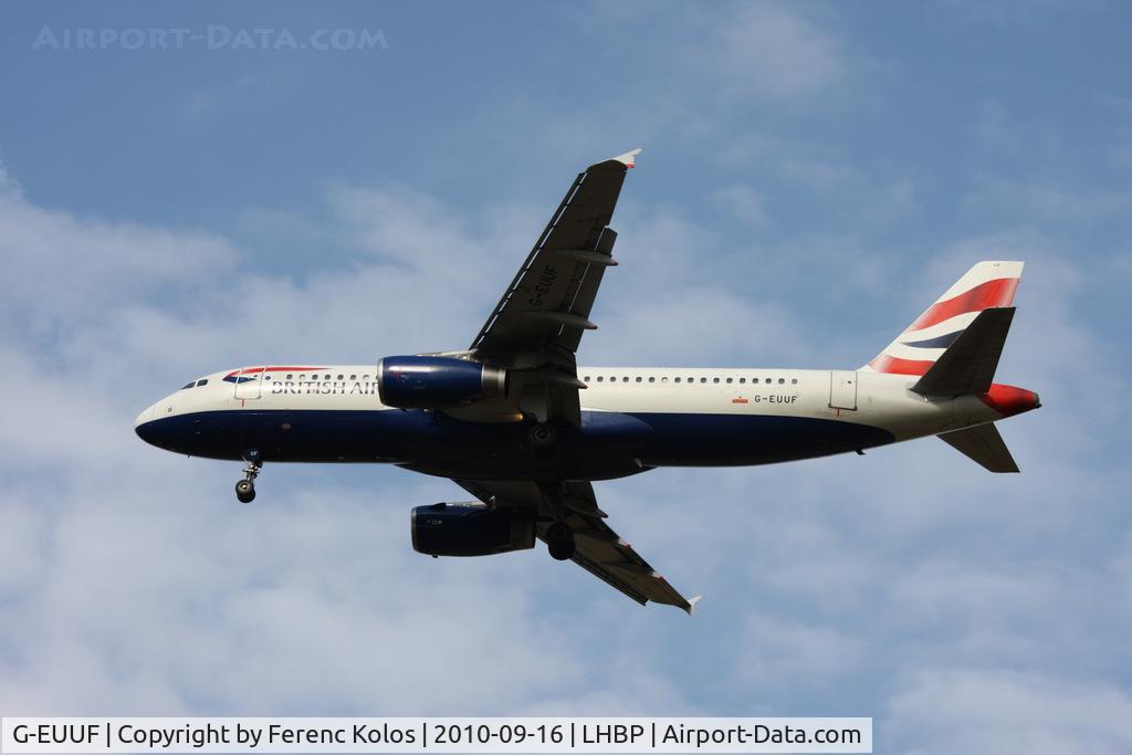 G-EUUF, 2002 Airbus A320-232 C/N 1814, Ferihegy