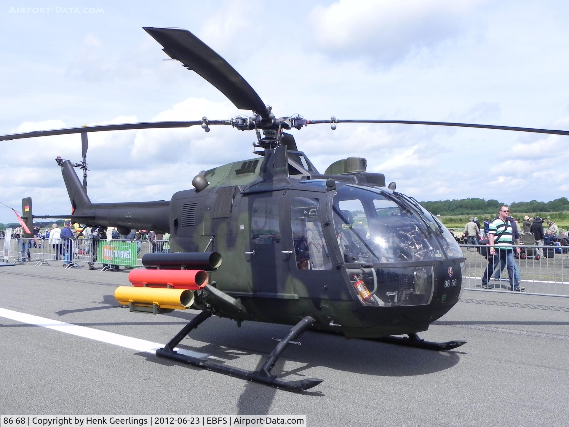 86 68, MBB Bo.105P C/N 6068, Florennes International Airshow , June 2012 

German Army