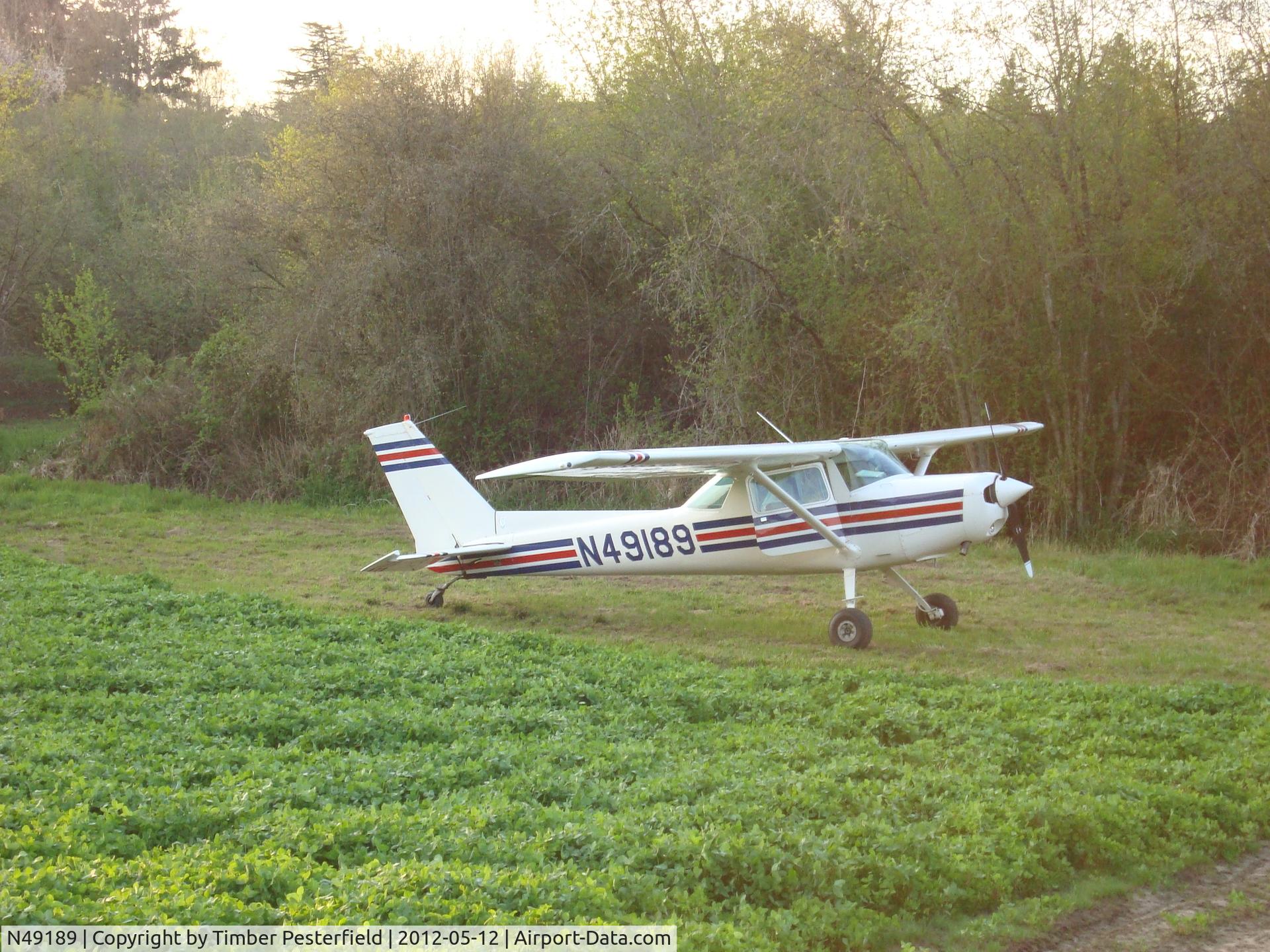 N49189, 1977 Cessna 152 C/N 15281182, Our 152 Texas Taildragger N49189 at the Diamond G Ranch near Gaston, Oregon May 2012.