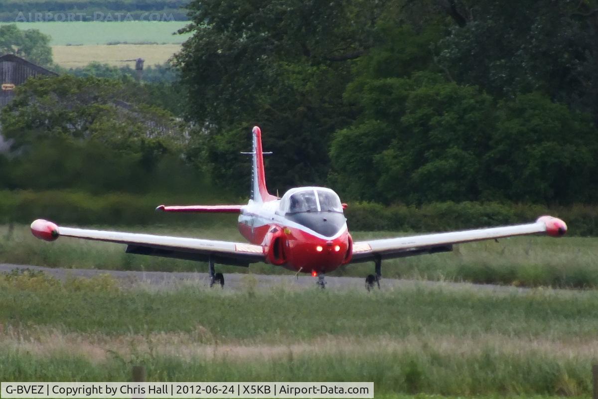 G-BVEZ, 1960 Hunting P-84 Jet Provost T.3A C/N PAC/W/9287, at the Kirkbride flyin