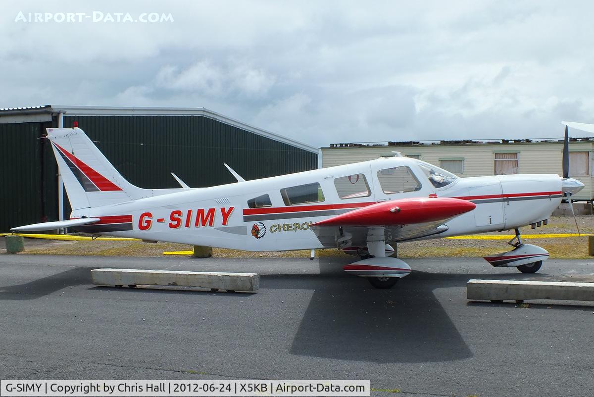 G-SIMY, 1976 Piper PA-32-300 Cherokee Six Cherokee Six C/N 32-7640082, at the Kirkbride flyin