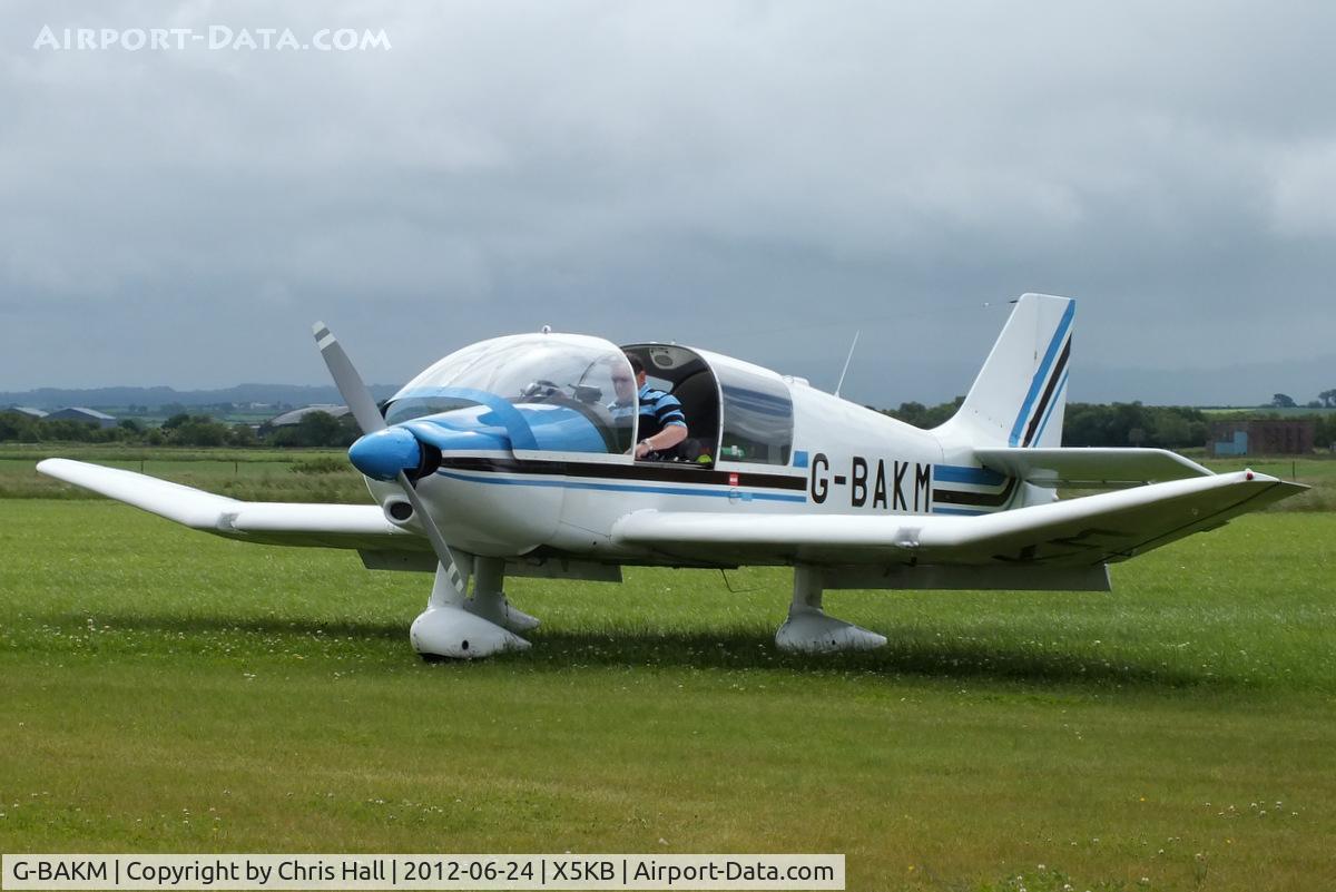 G-BAKM, 1972 Robin DR-400-140 Major C/N 755, at the Kirkbride flyin