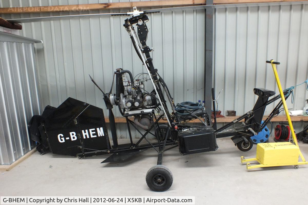 G-BHEM, 1985 Bensen B-8MV Gyrocopter Gyrocopter C/N PFA G/01-1016, at the Kirkbride flyin