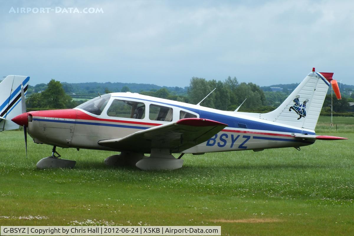 G-BSYZ, 1985 Piper PA-28-161 Cherokee Warrior III C/N 28-8516051, at the Kirkbride flyin
