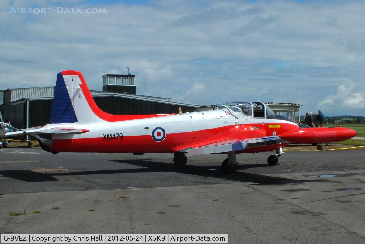 G-BVEZ, 1960 Hunting P-84 Jet Provost T.3A C/N PAC/W/9287, at the Kirkbride flyin