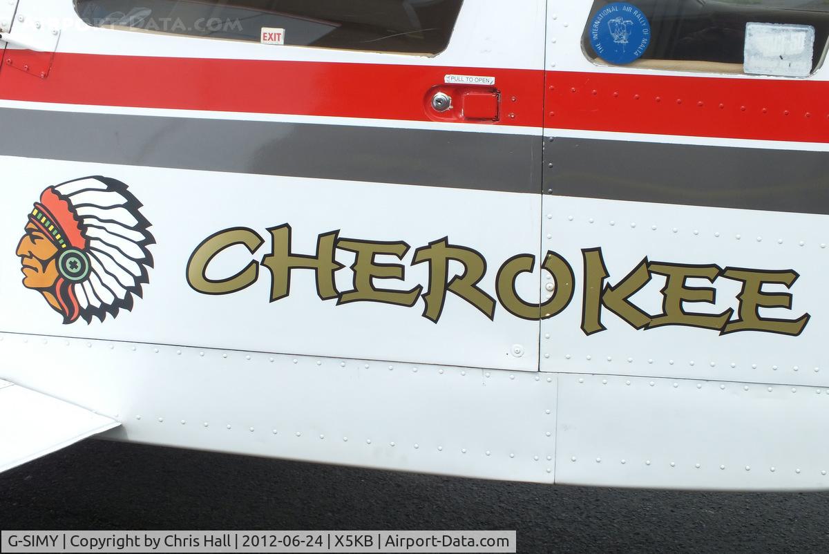 G-SIMY, 1976 Piper PA-32-300 Cherokee Six Cherokee Six C/N 32-7640082, its a Cherokee!