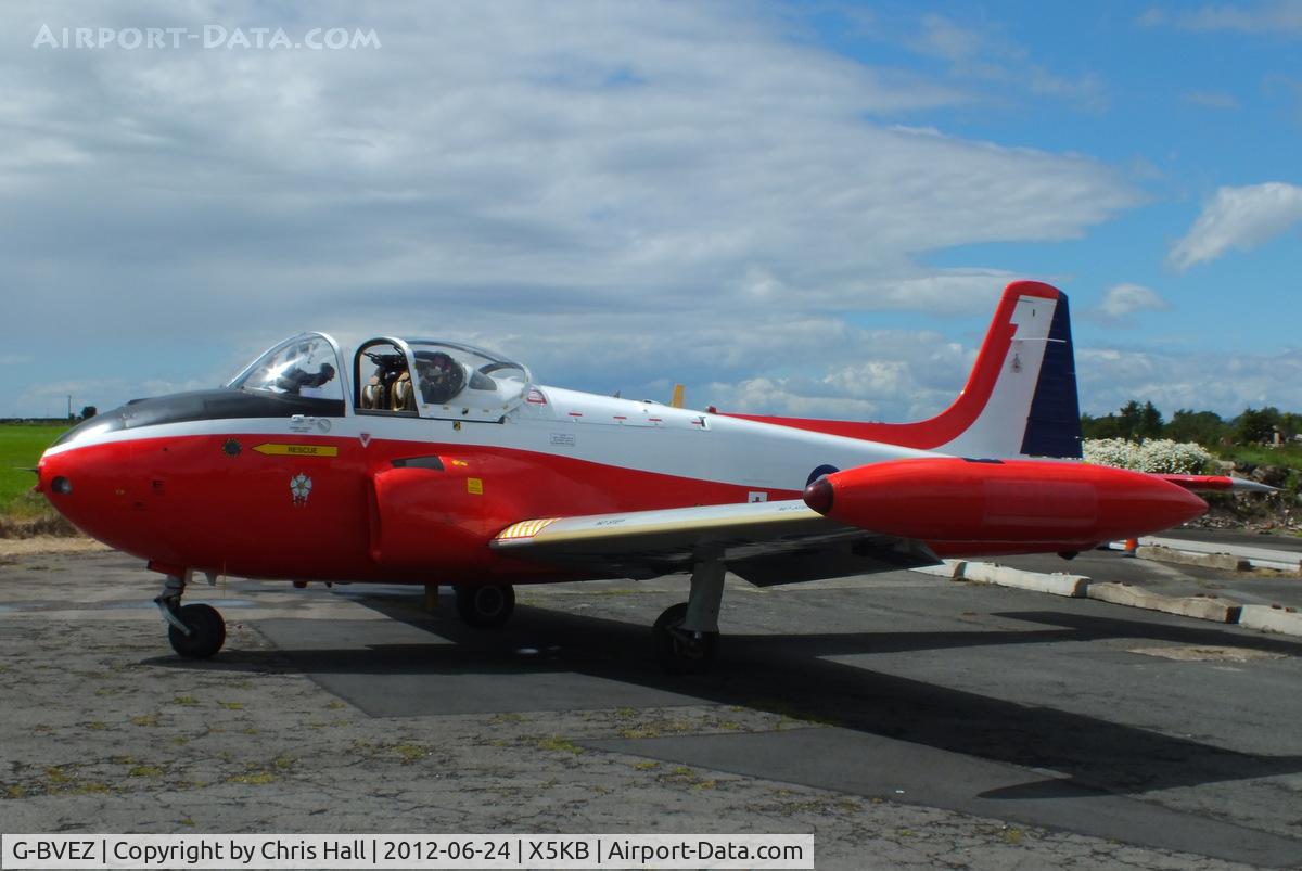 G-BVEZ, 1960 Hunting P-84 Jet Provost T.3A C/N PAC/W/9287, at the Kirkbride flyin