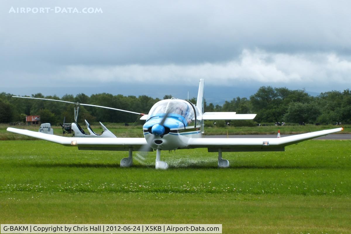 G-BAKM, 1972 Robin DR-400-140 Major C/N 755, at the Kirkbride flyin