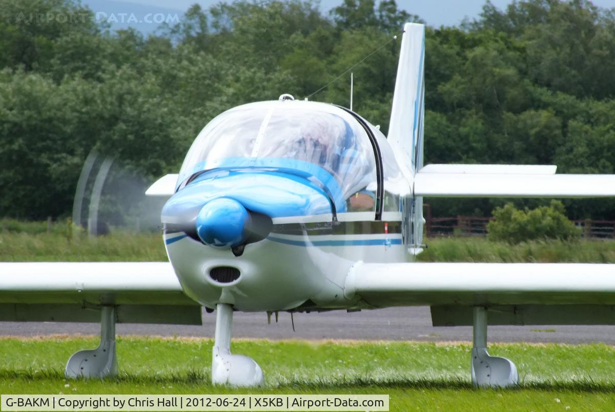 G-BAKM, 1972 Robin DR-400-140 Major C/N 755, at the Kirkbride flyin