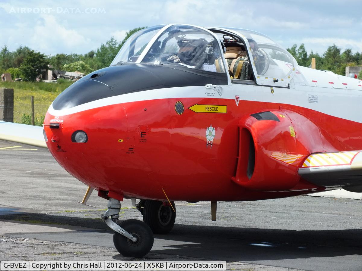 G-BVEZ, 1960 Hunting P-84 Jet Provost T.3A C/N PAC/W/9287, at the Kirkbride flyin