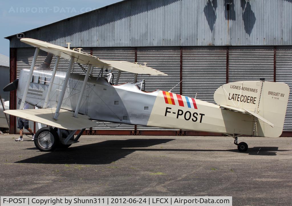 F-POST, Breguet 14P Replica C/N 150AB, Based here and used during a small meeting...