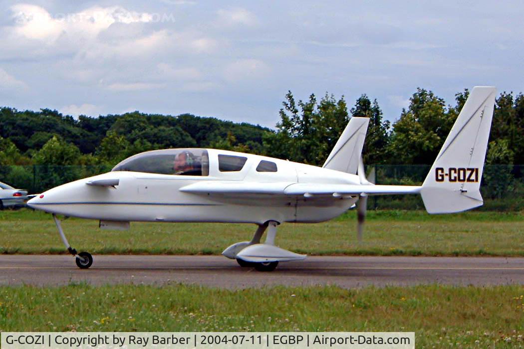 G-COZI, 1993 Co-Z Cozy Mark III C/N PFA 159-12162, Co-Z Developments Cozy III [PFA 159-12162] Kemble~G 11/07/2004. Seen taxiing for departure.