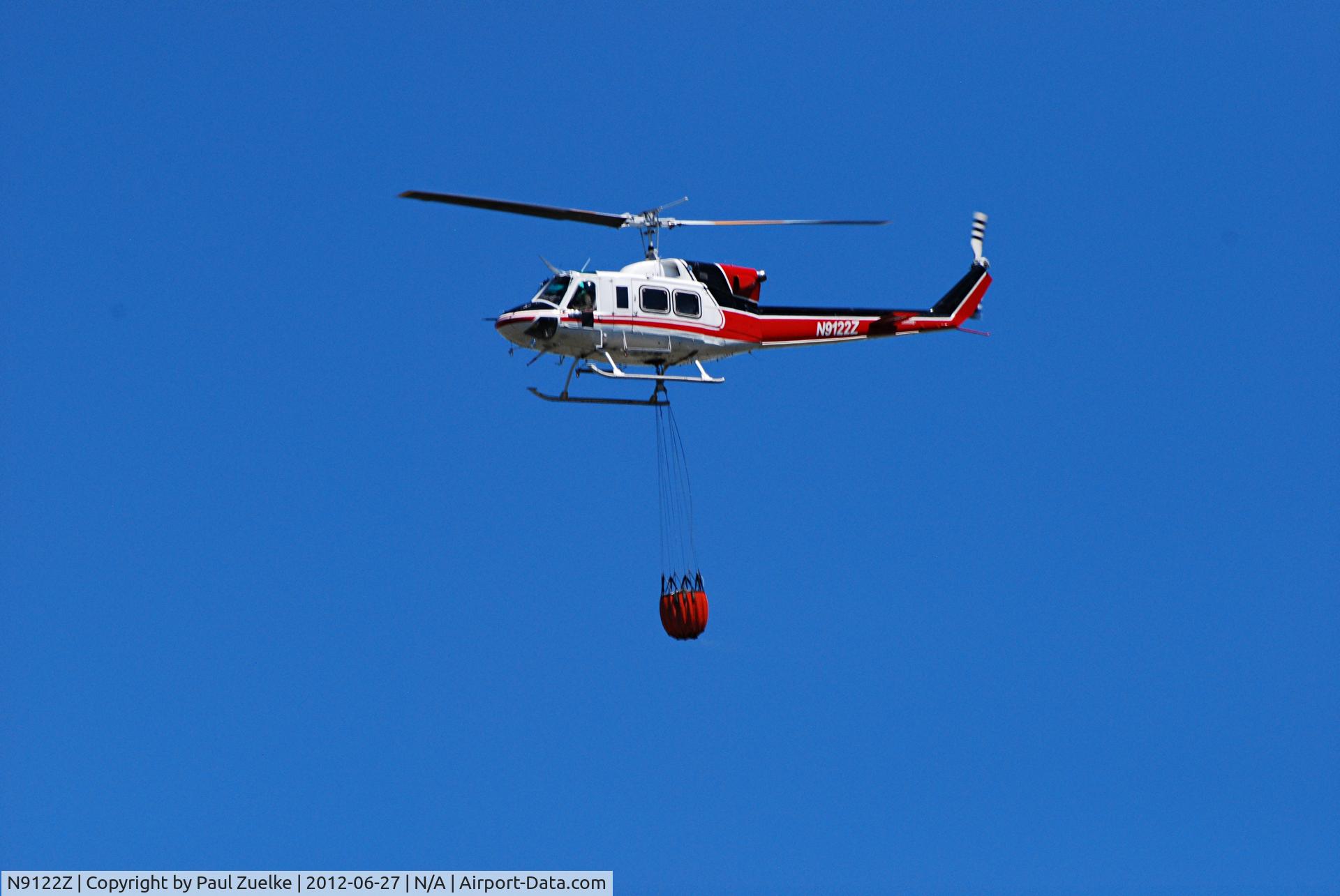 N9122Z, 1975 Bell 212 C/N 30716, Fighting the Pony Montana fire