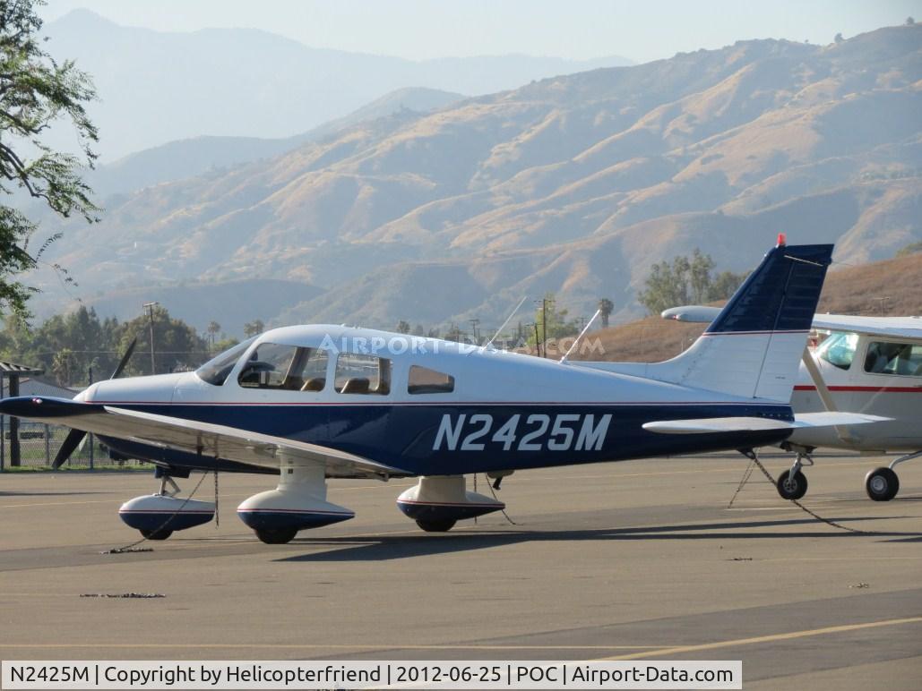 N2425M, 1977 Piper PA-28-161 C/N 28-7816283, Parked in transient parking
