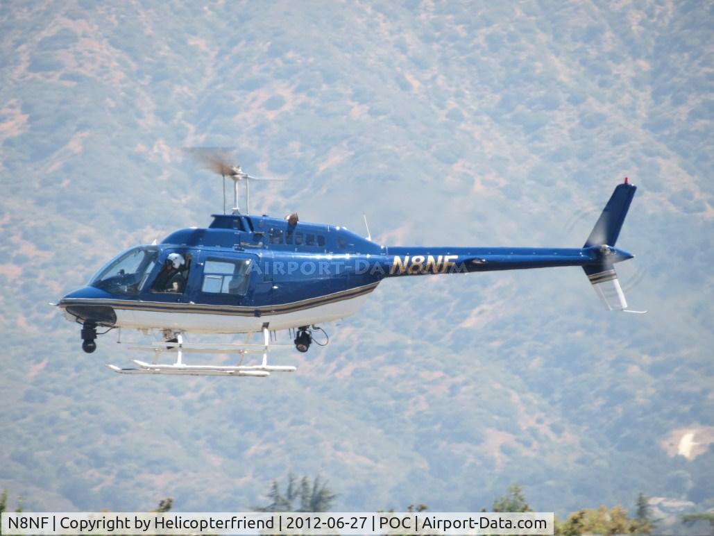 N8NF, 1978 Bell 206B JetRanger C/N 2537, Westbound air taxi on 26R