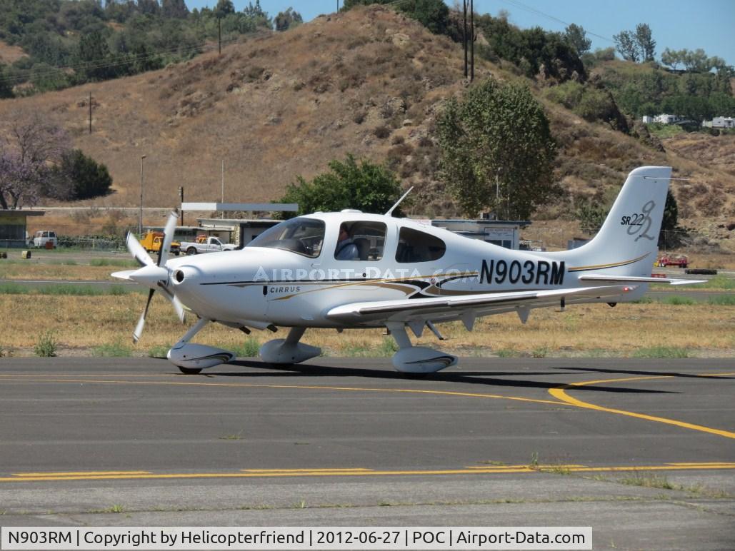 N903RM, 2004 Cirrus SR22 G2 C/N 0903, Taxiing on taxiway November towards 26R