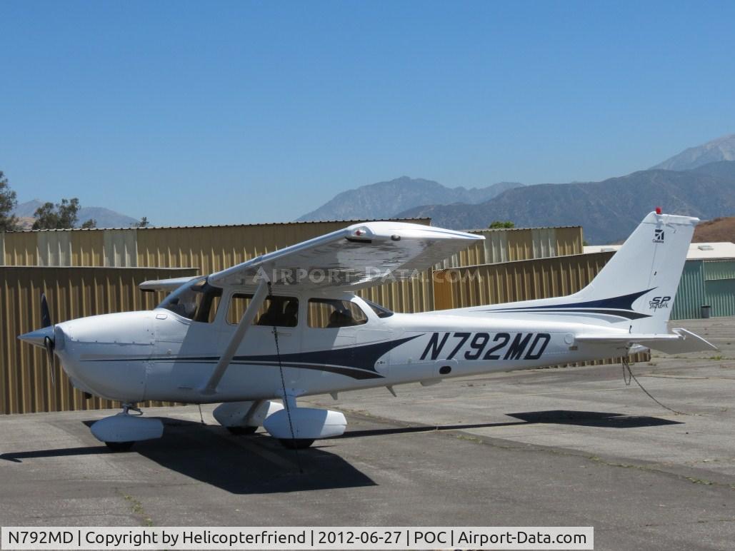 N792MD, 2004 Cessna 172S C/N 172S9750, Parked on the north west side
