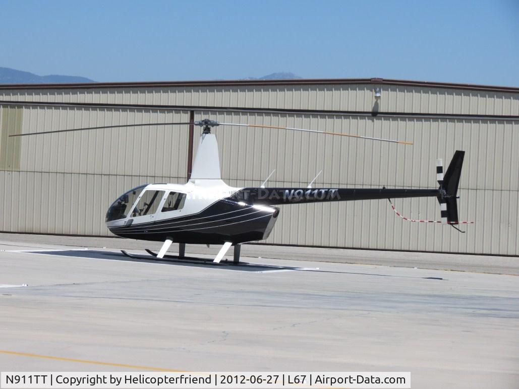N911TT, 2012 Robinson R66 C/N 0120, Parked at Fontana PD helipad
